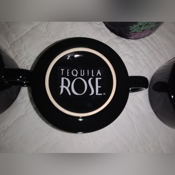 Tequila Rose Soup Mugs Coffee Cups Set Of 4 - Picture 5 of 10